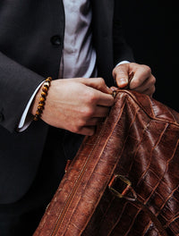 Liel and lentz Bracelet - 14K GOLDEN TIGER EYE