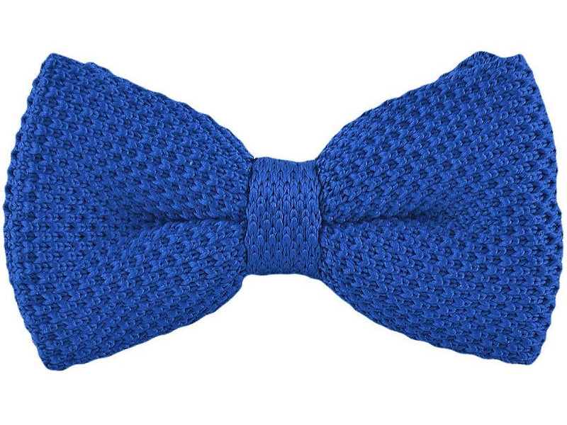 Bow Tie - Knit Bow Tie Royal Blue