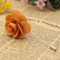 Lapel Pin - Lapel Flower Yellow