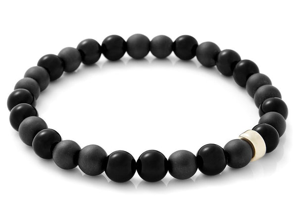 liel and lentz Bracelet - 14K GOLDEN BLACK