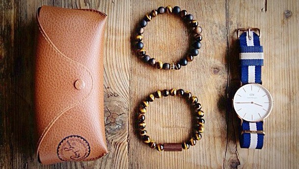 Liel and lentz Bracelet - 14K GOLDEN TIGER EYE