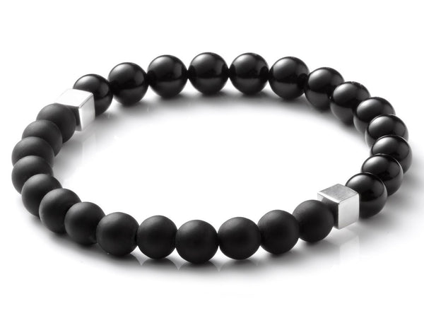 Liel and lentz Bracelet - 925K SILVER BLACK ON BLACK