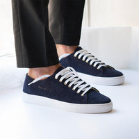 Shoes - NAVY CORDUROY SNEAKERS