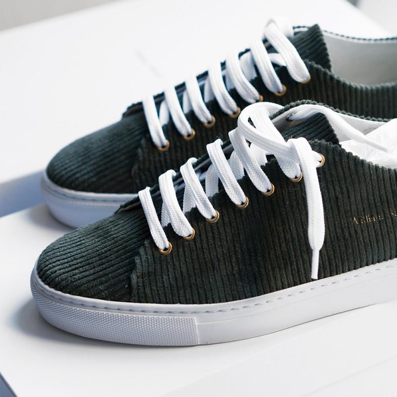 Shoes - OLIVE CORDUROY SNEAKERS