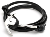 virginstone Bracelet - Anchor Bracelet Black / Silver